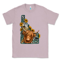 Lilac idaho map long haired cow Classic Tee - Jasminsmagicworld