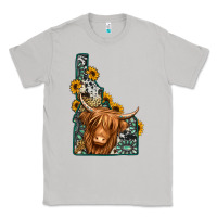 Moon Dust idaho map long haired cow Classic Tee - Jasminsmagicworld