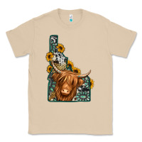Mushroom idaho map long haired cow Classic Tee - Jasminsmagicworld