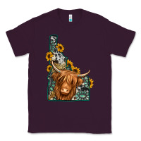 Plum idaho map long haired cow Classic Tee - Jasminsmagicworld