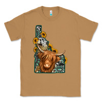 Toasted Coconut idaho map long haired cow Classic Tee - Jasminsmagicworld