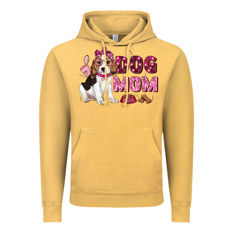 Dog Mom Vintage Hoodie by Zillion Design Studio | Teevron