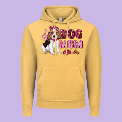 Dog Mom Vintage Hoodie Designed By Zillion Design Studio