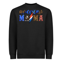 Black american mama thunderbolt Heavyweight Sweatshirt - HRA Design Shop