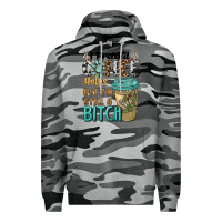 Slate Camo i pretend coffee helps but i'm still a bitch Premium Hoodie - BarkalooDesign