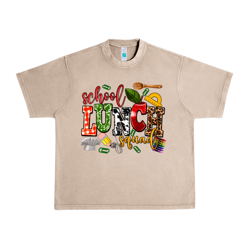 School Lunch Squad Urban Heavy Tee by AdoDesignShop | Teevron