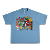 Pebble Blue school lunch squad Urban Heavy Tee - AdoDesignShop