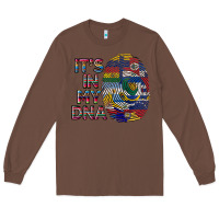 Chestnut it's in my dna Long Sleeve Tee - BundleAndBundleShop