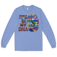 Colony Blue it's in my dna Long Sleeve Tee - BundleAndBundleShop
