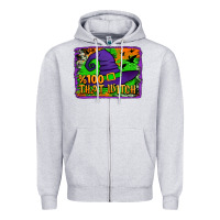 Heather Grey Witch's Hat 100 That Witch Zipper Hoodie - Jasminsmagicworld