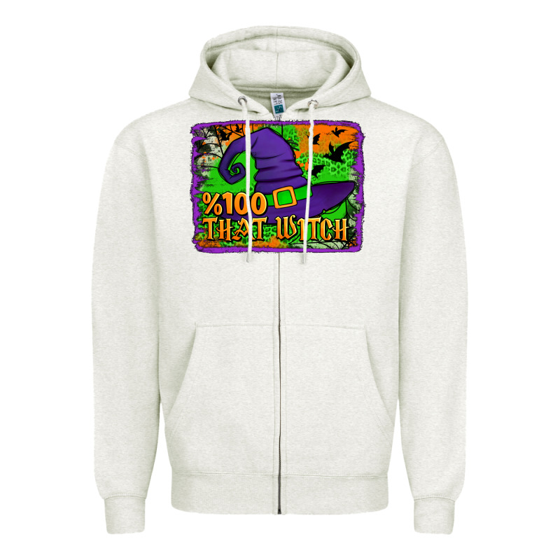 Witch's Hat 100 That Witch Zipper Hoodie by Jasminsmagicworld | Teevron