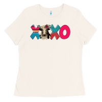 Bone xoxo holstein cow Ladies Tee - AdoDesignShop