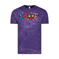 Cloud Purple firefighter love Vintage Tee - HRA Design Shop