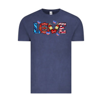 Vintage Denim firefighter love Vintage Tee - HRA Design Shop