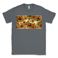 Charcoal Heather juneteenth sunflower's licence plate template Classic Tee - Artiststas