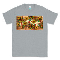 Heather Grey juneteenth sunflower's licence plate template Classic Tee - Artiststas