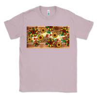 Lilac juneteenth sunflower's licence plate template Classic Tee - Artiststas
