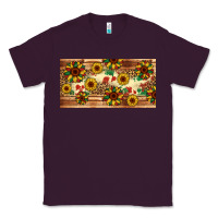 Plum juneteenth sunflower's licence plate template Classic Tee - Artiststas