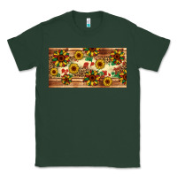 Sports Green juneteenth sunflower's licence plate template Classic Tee - Artiststas