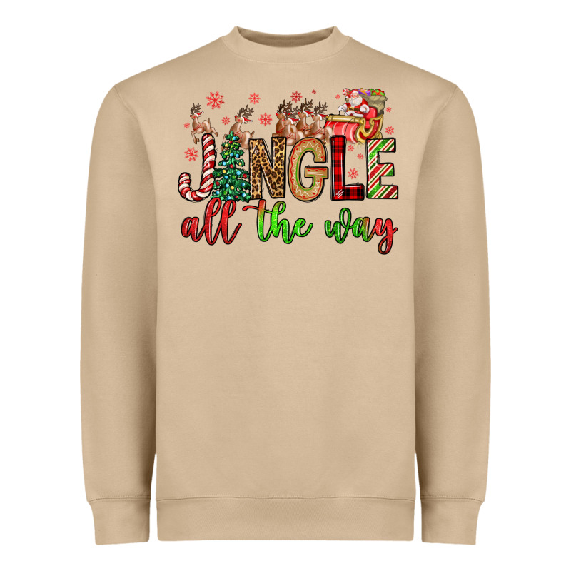Jingle All The Way Heavyweight Sweatshirt by FaDigitalArtStudio | Teevron