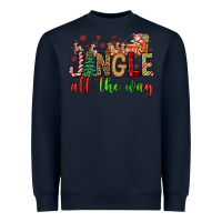 Navy jingle all the way Heavyweight Sweatshirt - FaDigitalArtStudio