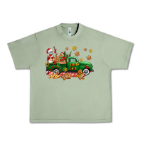 Oil Green santa fuel   cookies truck Urban Heavy Tee - AdoDesignShop
