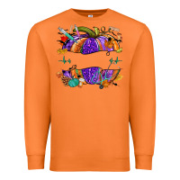 Carrot halloween nurse pumpkin custom name Premium Sweatshirt - NancyCooperArtShop