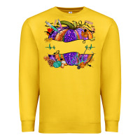 Lemon halloween nurse pumpkin custom name Premium Sweatshirt - NancyCooperArtShop