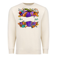 Sandshell halloween nurse pumpkin custom name Premium Sweatshirt - NancyCooperArtShop