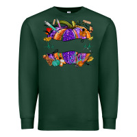 Sports Green halloween nurse pumpkin custom name Premium Sweatshirt - NancyCooperArtShop