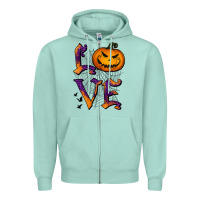 Seafoam Love Halloween Zipper Hoodie - Jasminsmagicworld