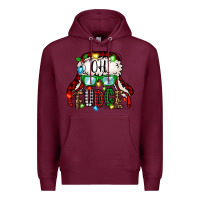 Burgundy oh fudge christmas story Premium Hoodie - Jasminsmagicworld