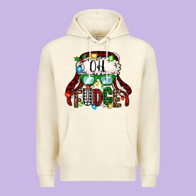 Oh Fudge Christmas Story Premium Hoodie Designed By Jasminsmagicworld