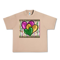 Burro mardi gras heart Urban Heavy Tee - BarkalooDesign