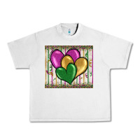 Lunar Rock mardi gras heart Urban Heavy Tee - BarkalooDesign