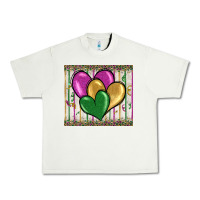Pistachio mardi gras heart Urban Heavy Tee - BarkalooDesign