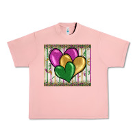 Salmon mardi gras heart Urban Heavy Tee - BarkalooDesign