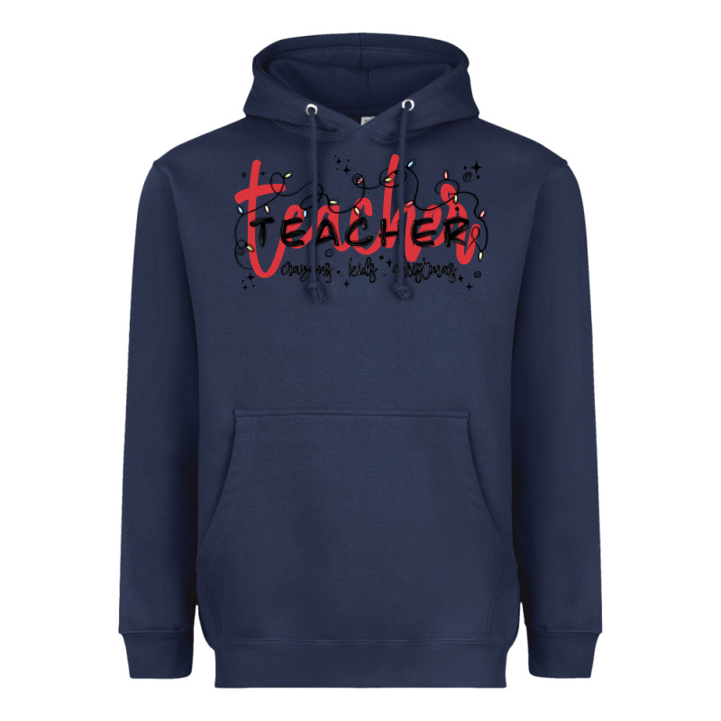 Christmas Teacher Heavyweight Hoodie by MaliasSmallBusiness | Teevron