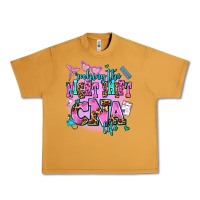 Peanut Butter rocking the night shift cna life Urban Heavy Tee - AdoDesignShop