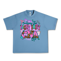 Pebble Blue rocking the night shift cna life Urban Heavy Tee - AdoDesignShop