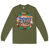 Army Green american babe Long Sleeve Tee - Artiststas