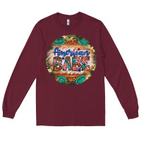 Burgundy american babe Long Sleeve Tee - Artiststas