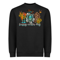 Black happy easter egg western Heavyweight Sweatshirt - RacoonDesign