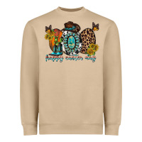 Mushroom happy easter egg western Heavyweight Sweatshirt - RacoonDesign