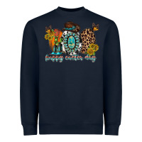 Navy happy easter egg western Heavyweight Sweatshirt - RacoonDesign