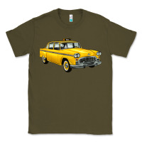 Army Green taxi cab Classic Tee - Artiststas