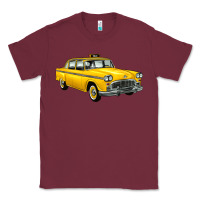 Burgundy taxi cab Classic Tee - Artiststas