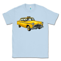 Dusty Blue taxi cab Classic Tee - Artiststas