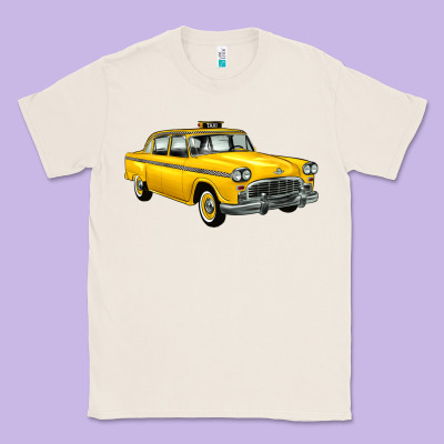 Taxi Cab Classic Tee Designed By Artiststas