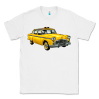 White taxi cab Classic Tee - Artiststas